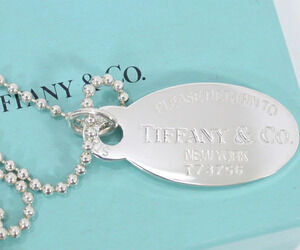 TIFFANY Co to Oval Necklace